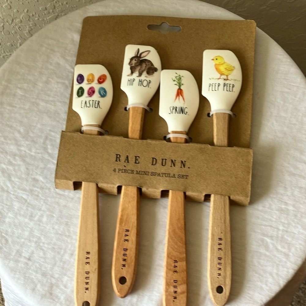 Rae Dunn: Easter/Spring Mini Spatula Set